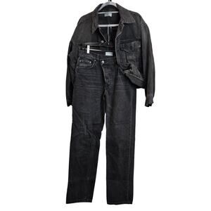 Boyish Denim Matching Set Harvey Jacket Hustler Casey Jeans Midnight Cowboy Med